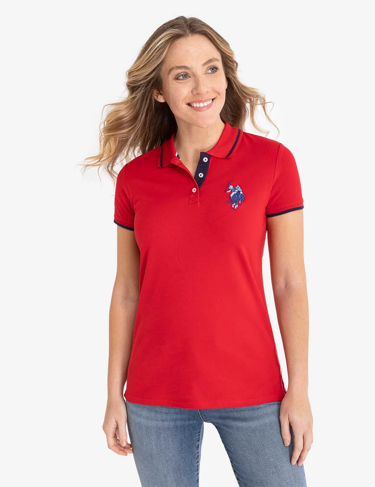 MULTI-TONAL LOGO SOLID POLO SHIRT - Image 12