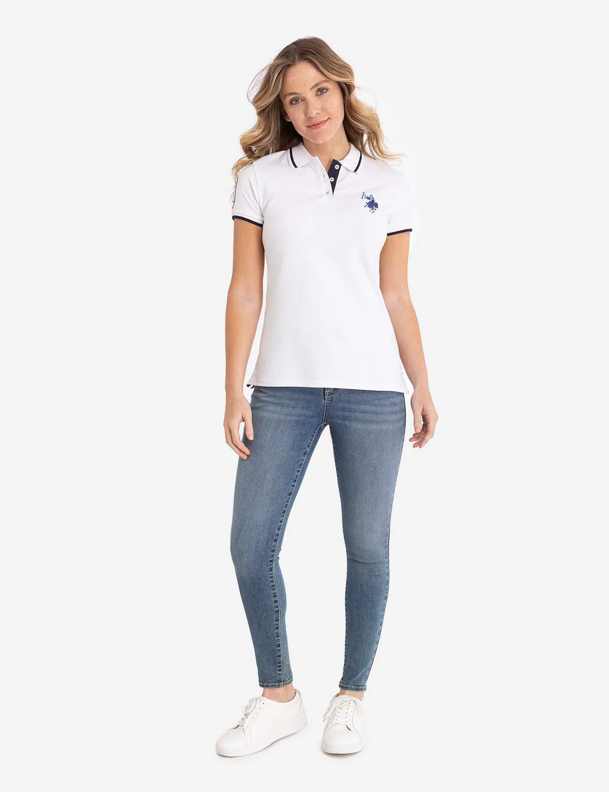 MULTI-TONAL LOGO SOLID POLO SHIRT - Image 4