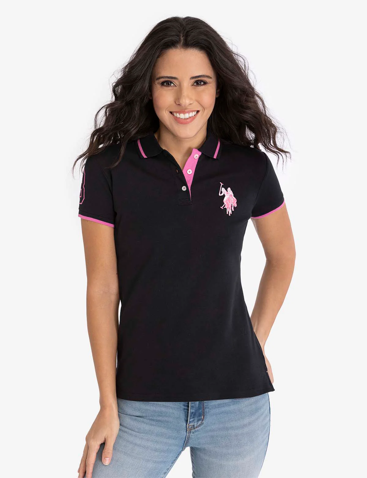 MULTI-TONAL LOGO SOLID POLO SHIRT - Image 7