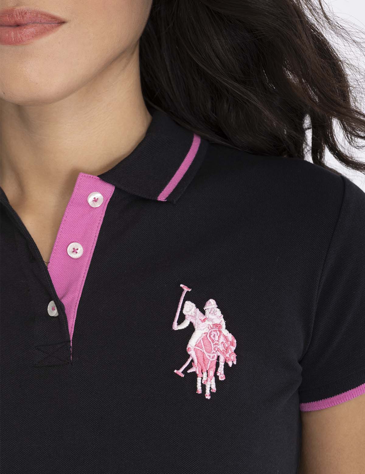 MULTI-TONAL LOGO SOLID POLO SHIRT - Image 8