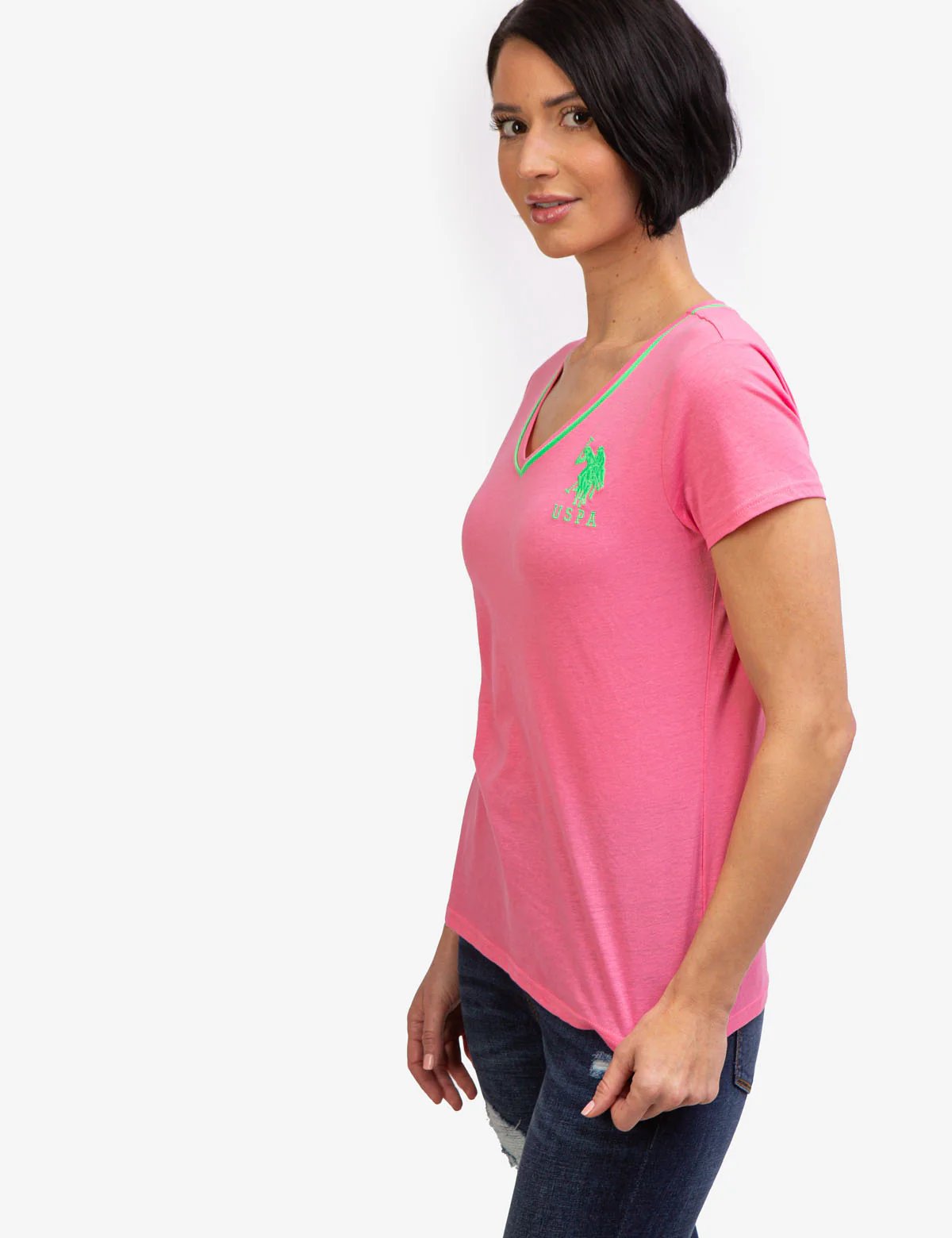 NEON V-NECK T-SHIRT - Image 3