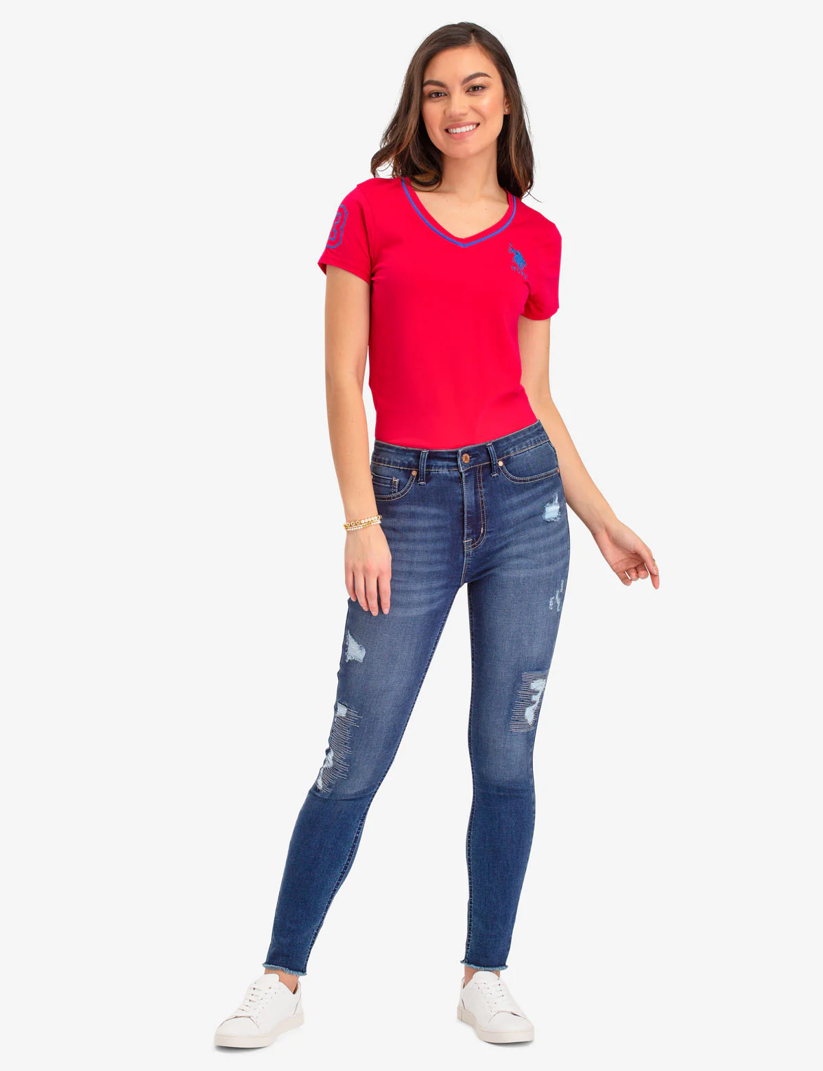 NEON V-NECK T-SHIRT - Image 2