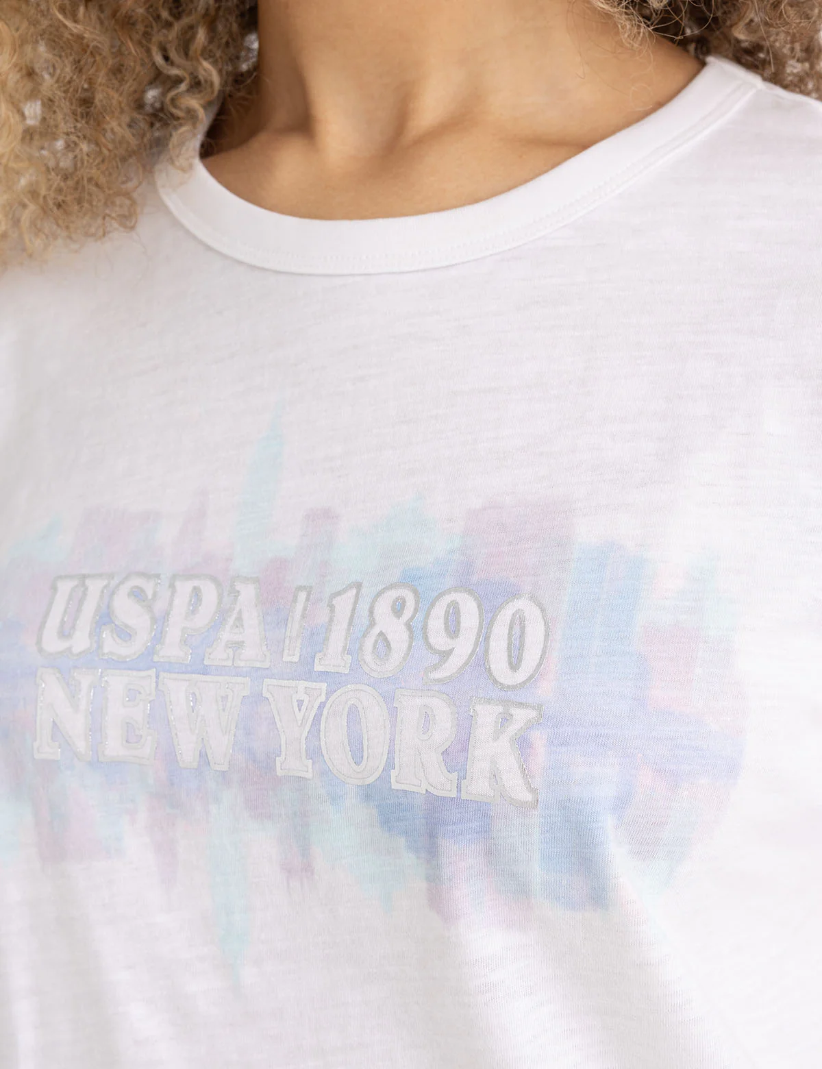 NEW YORK WATER COLOR GRAPHIC T-SHIRT - Image 2