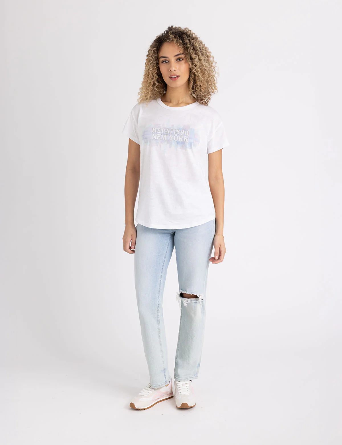 NEW YORK WATER COLOR GRAPHIC T-SHIRT - Image 3