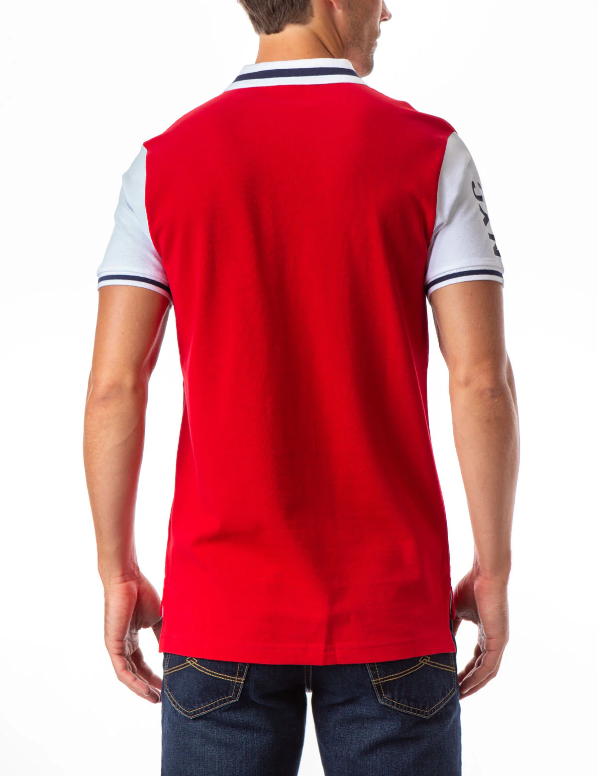 NYC CHEST STRIPE POLO SHIRT - Image 9
