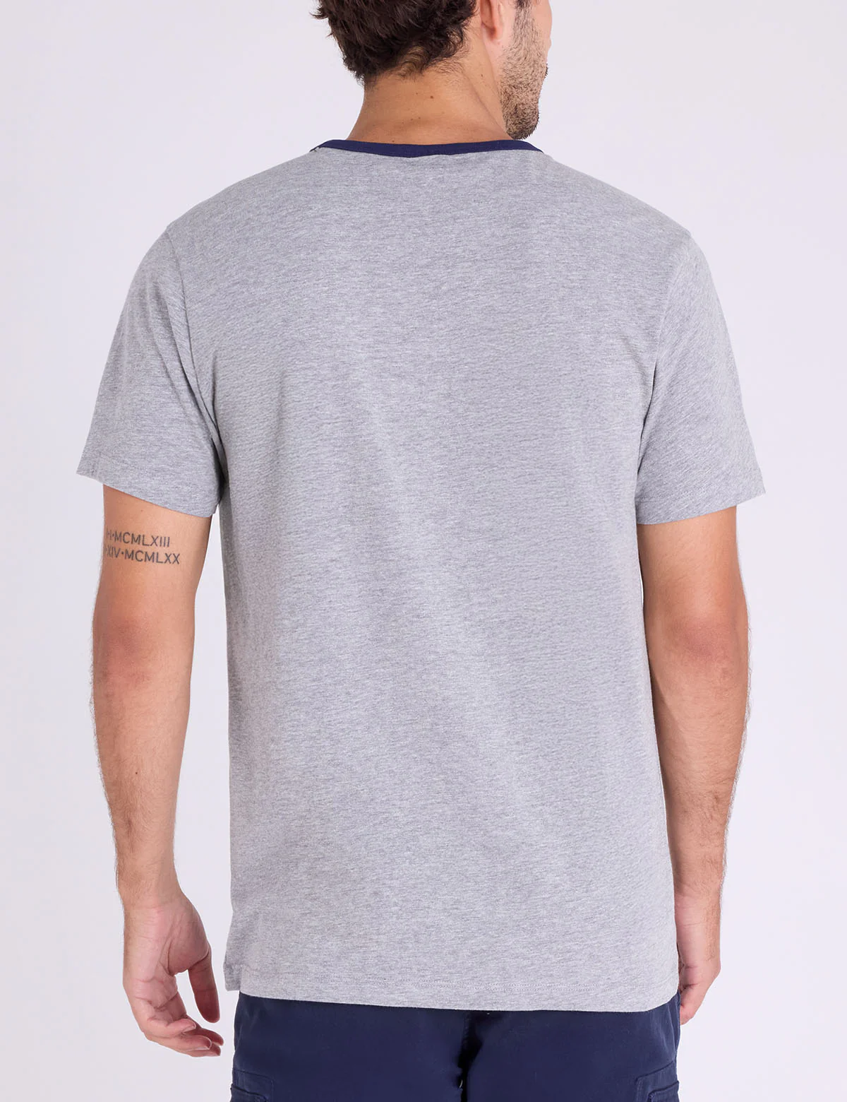 NYC TWILL APPLIQUE JERSEY RINGER T-SHIRT - Image 4