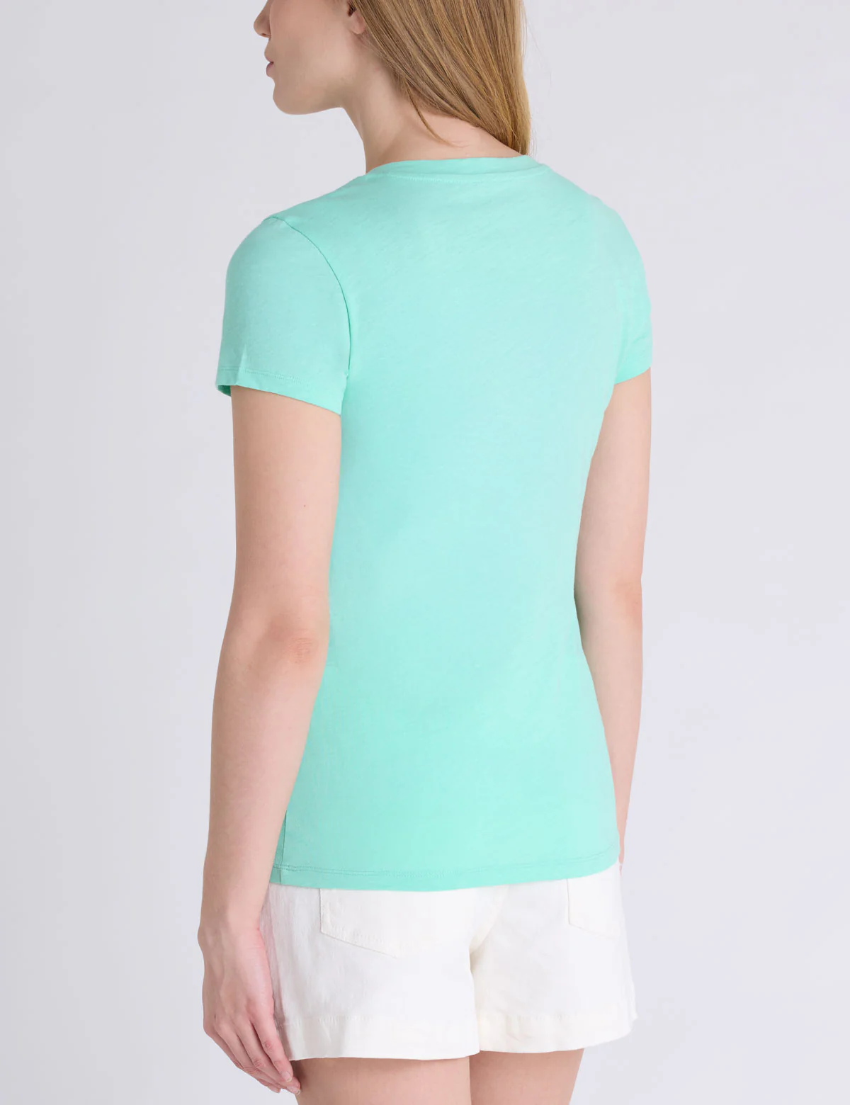 OMBRE STONE RHINESTONE V-NECK T-SHIRT - Image 7