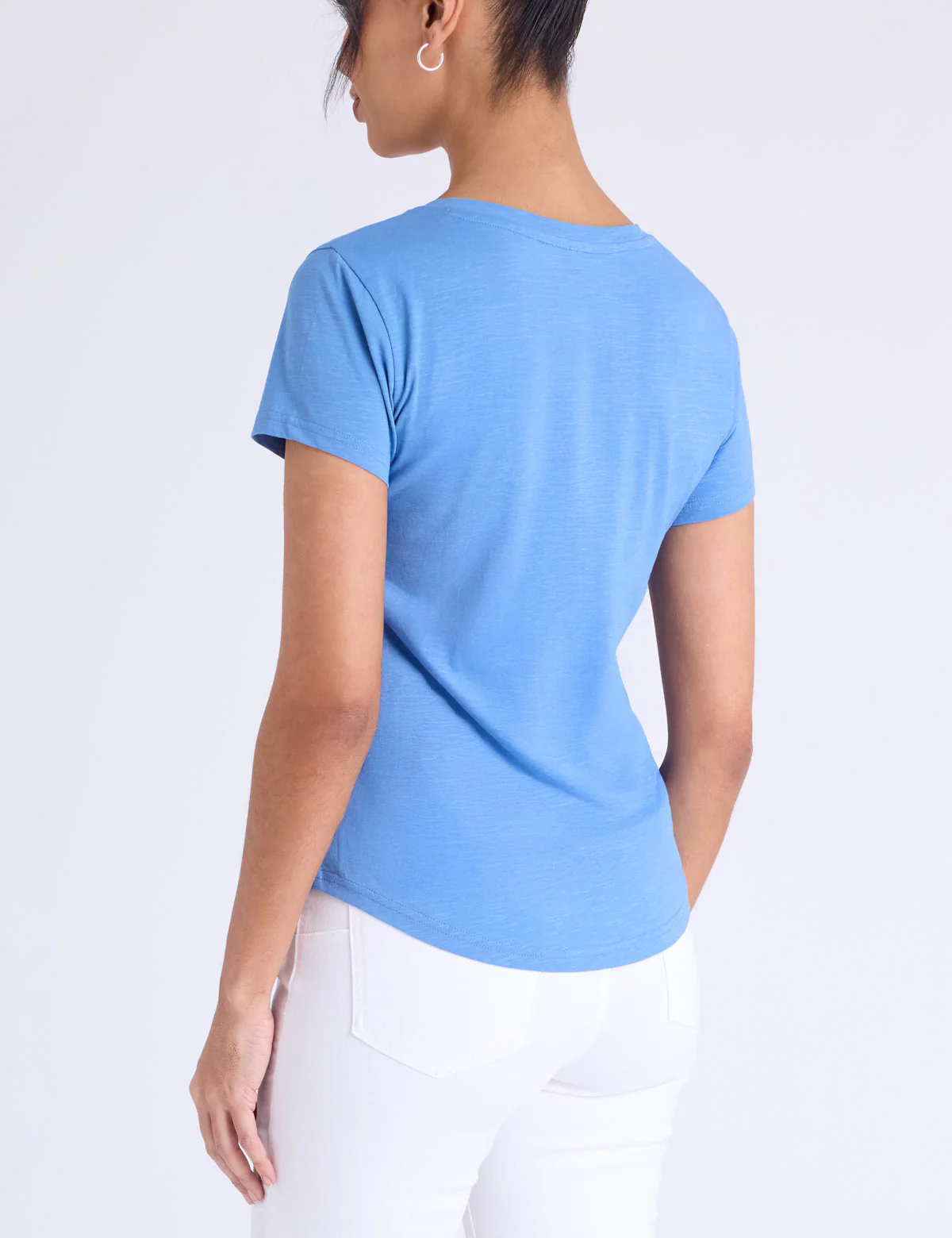 OMBRE V-NECK STRONE PRINT T-SHIRT - Image 10