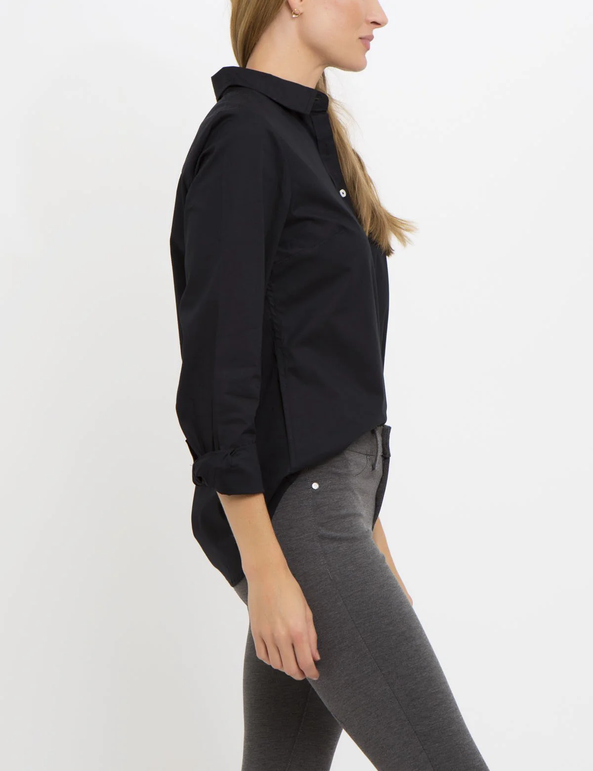 SOLID POPLIN SHIRT - Image 4