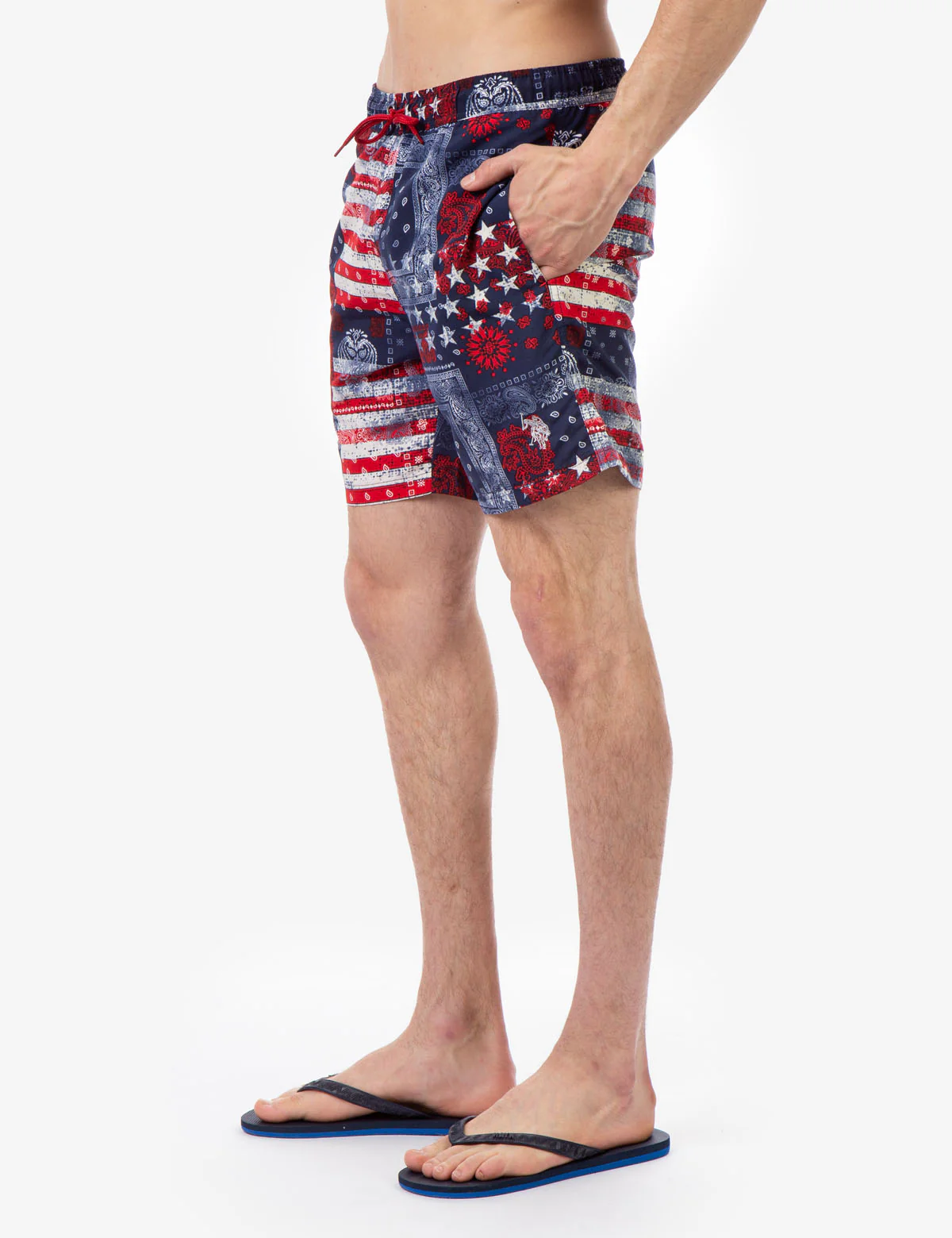 PAISELY AMERICANA SWIM TRUNKS - Image 2