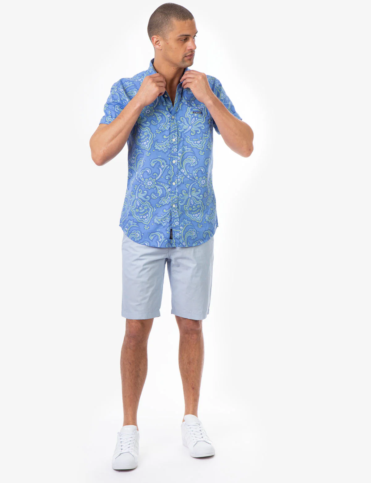 PAISLEY SHORT SLEEVE CAMP SHIRT - Image 2