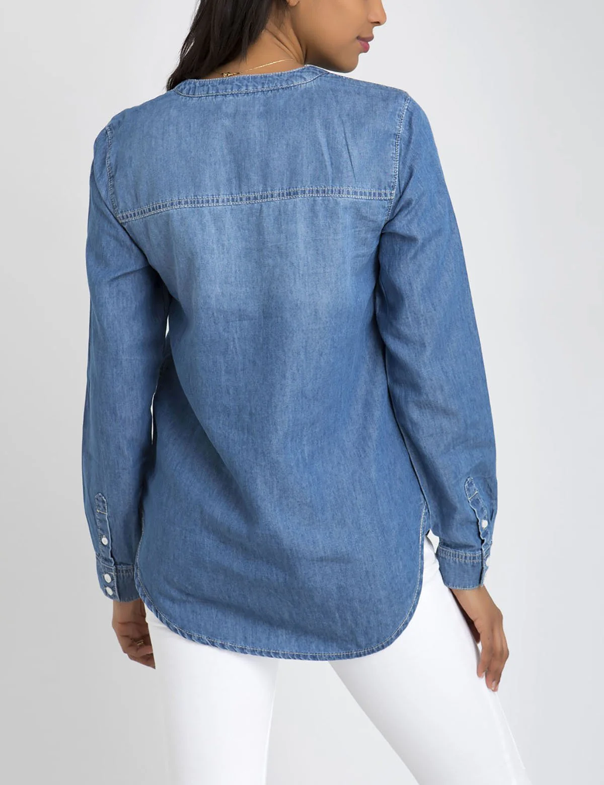 PANELED POPOVER SHIRT - Image 3