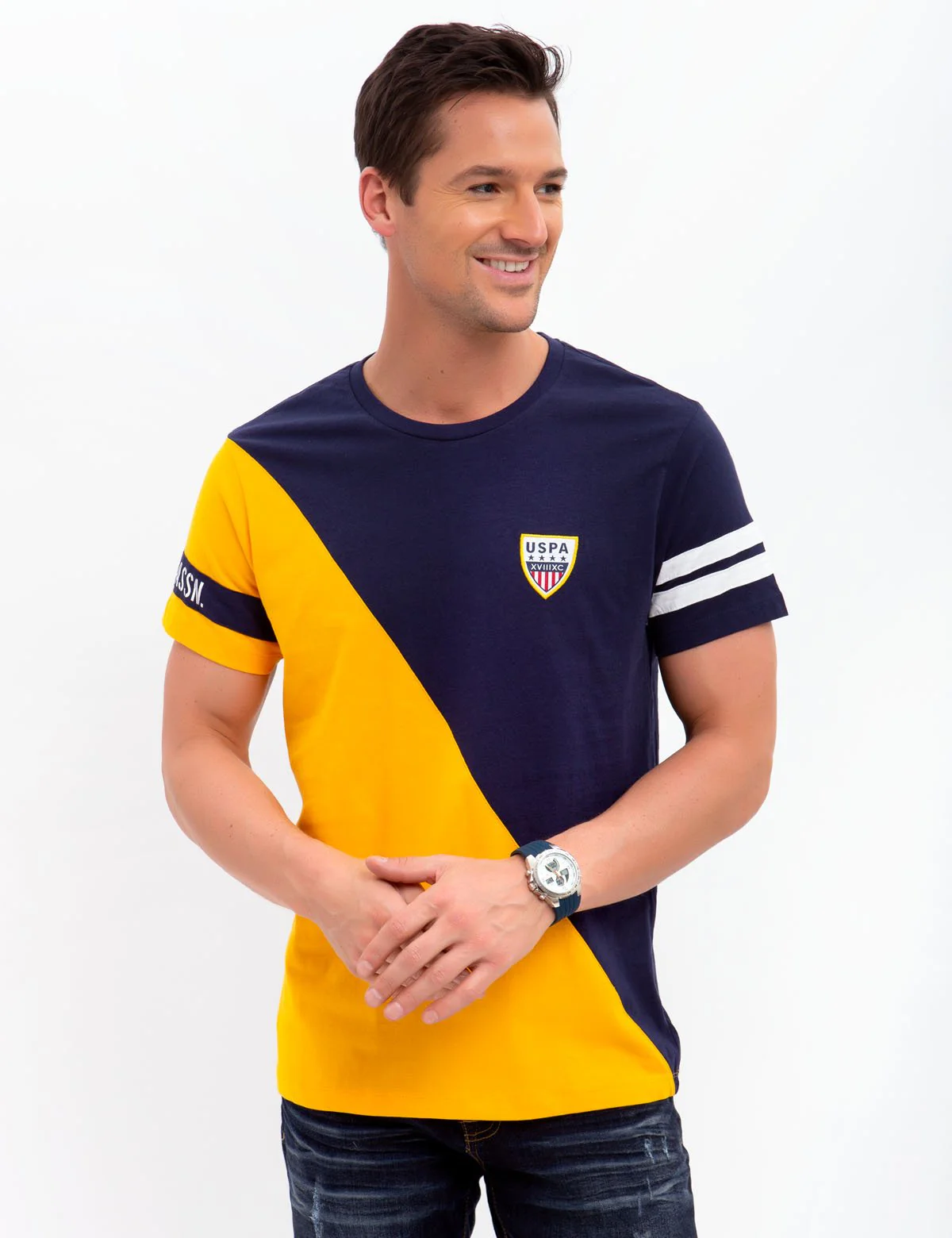 PATCH CREW DIAGONAL T-SHIRT - Image 5