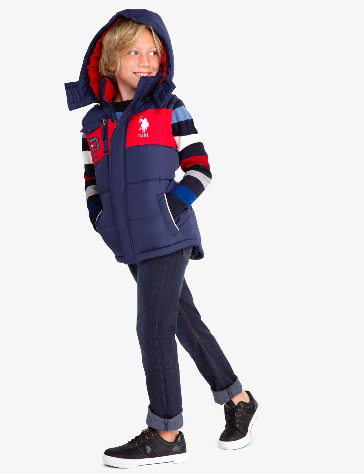PATCH HOODED VEST - Image 2