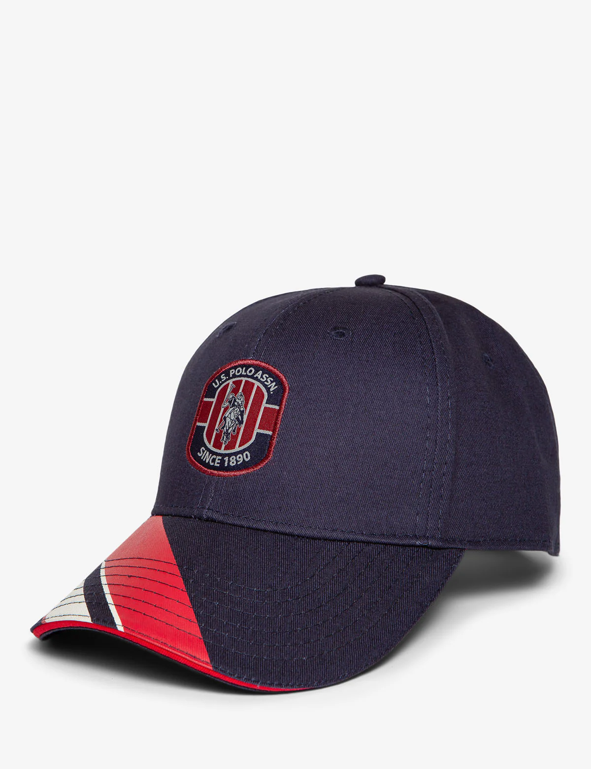 PATCH STRIPE VISOR BASEBALL CAP - Image 4