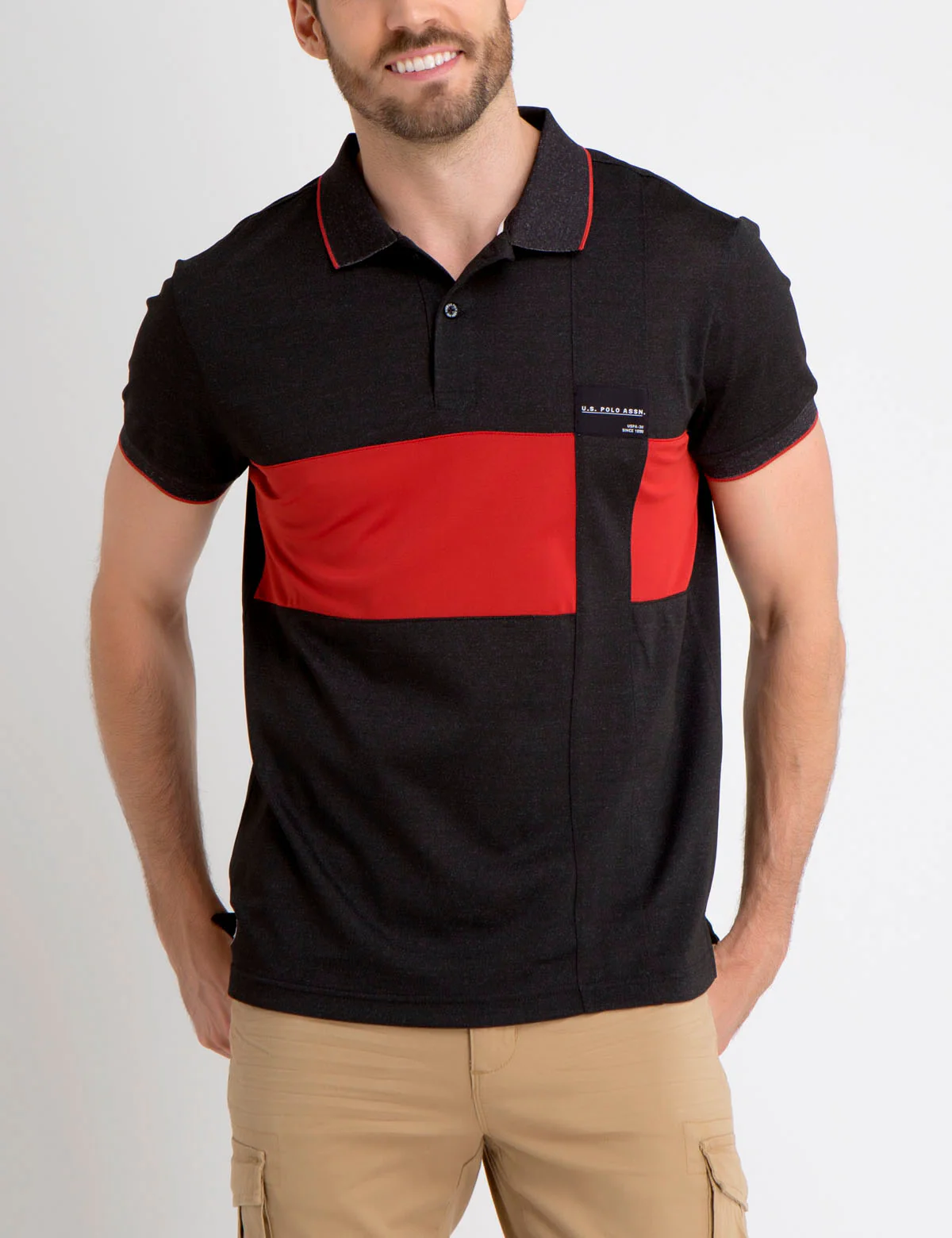PATCHED COLORBLOCK POLO SHIRT - Image 7
