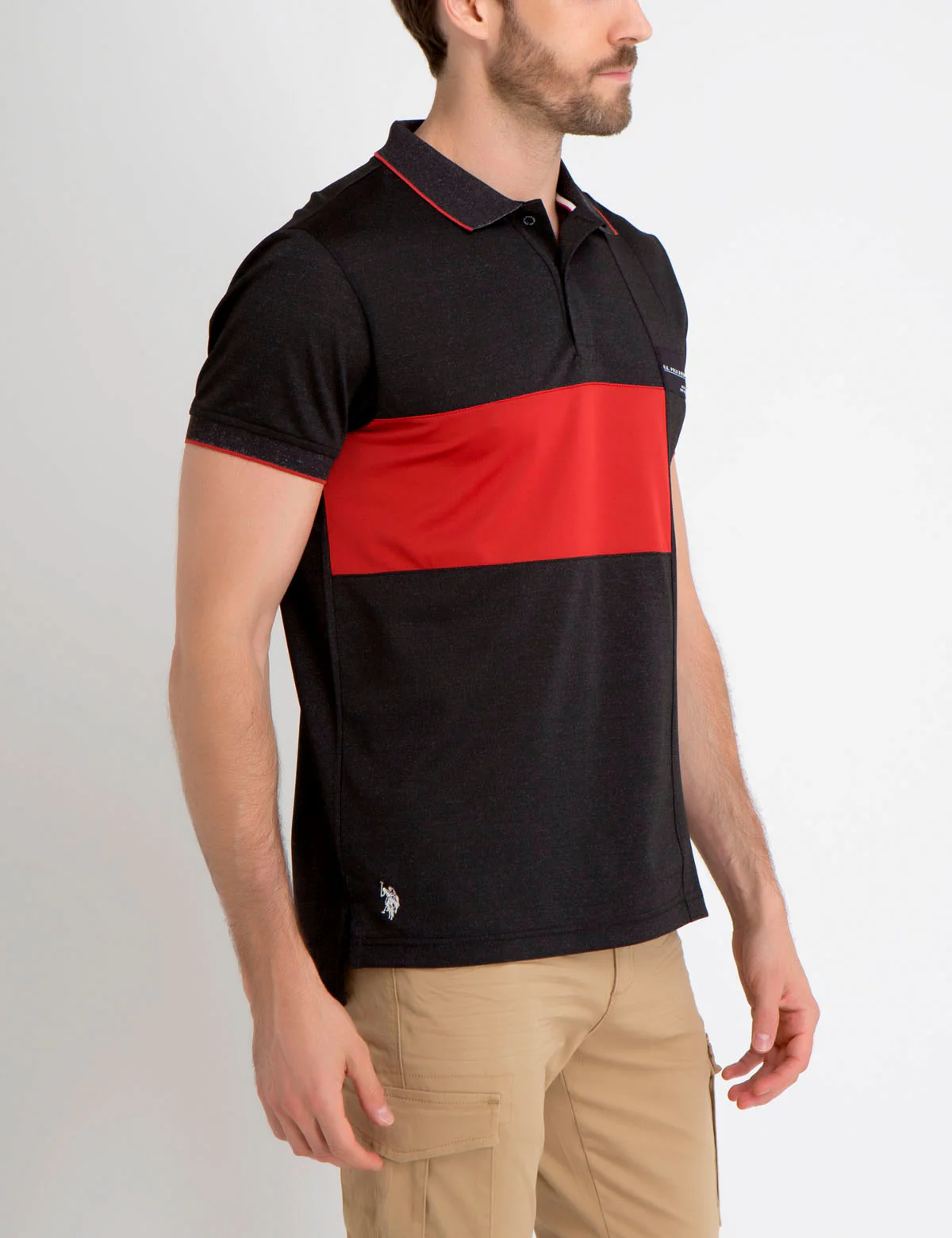 PATCHED COLORBLOCK POLO SHIRT - Image 8