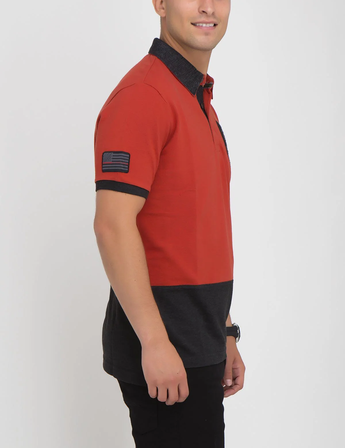 PATCHED COLORBLOCK POLO SHIRT - Image 2