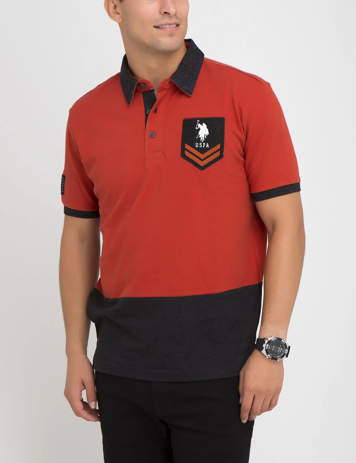 PATCHED COLORBLOCK POLO SHIRT - Image 9