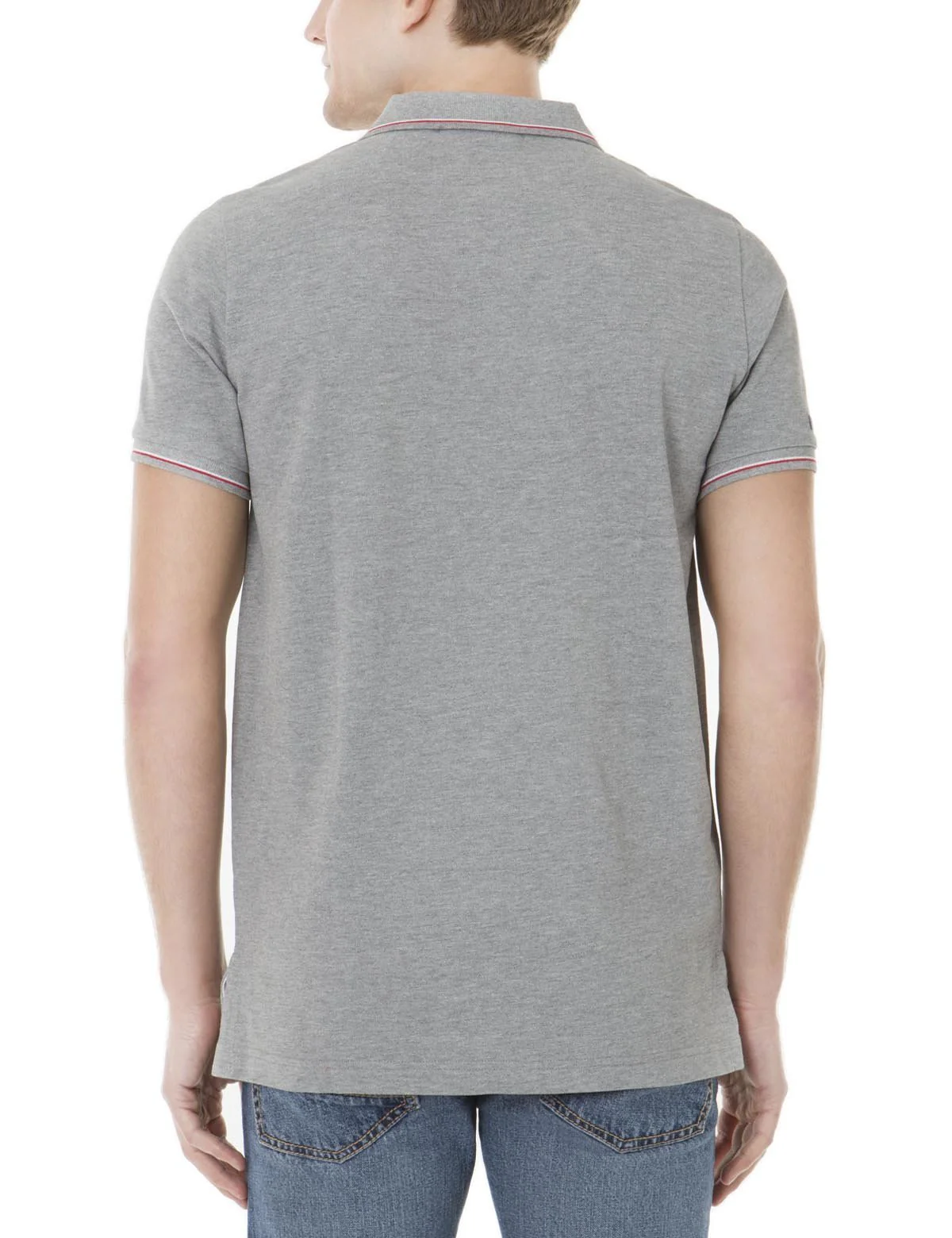 Patched Logo Tipped Polo Shirt - Image 8