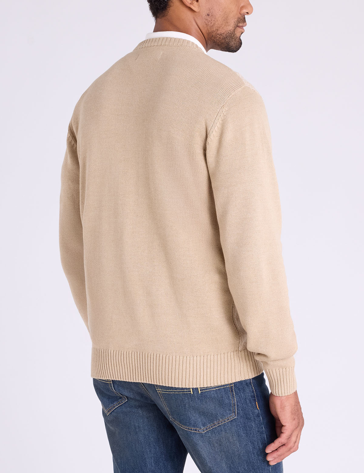 PATCHWORK CREW NECK SWEATER - Image 3