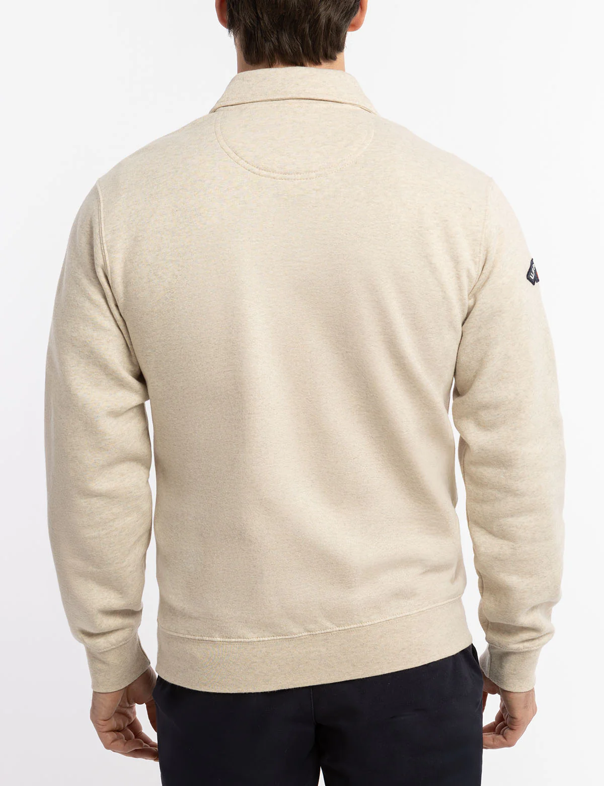 PEACHED FLEECE QUARTER ZIP PULLOVER - Image 5