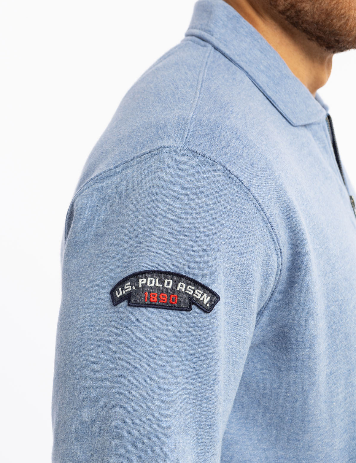 PEACHED FLEECE QUARTER ZIP PULLOVER - Image 8