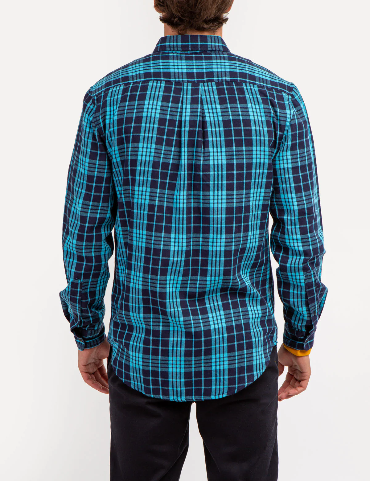 PEACHED TWILL YARN DYE PLAID SHIRT - Image 4