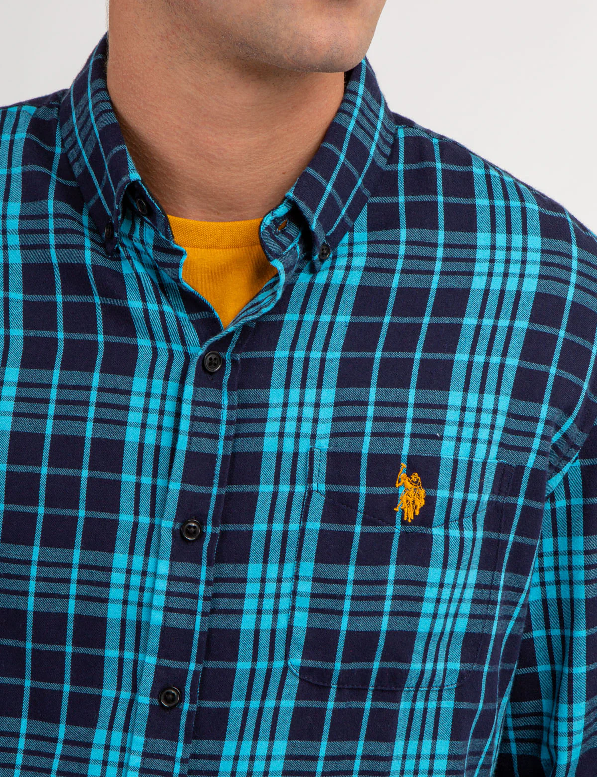 PEACHED TWILL YARN DYE PLAID SHIRT - Image 5