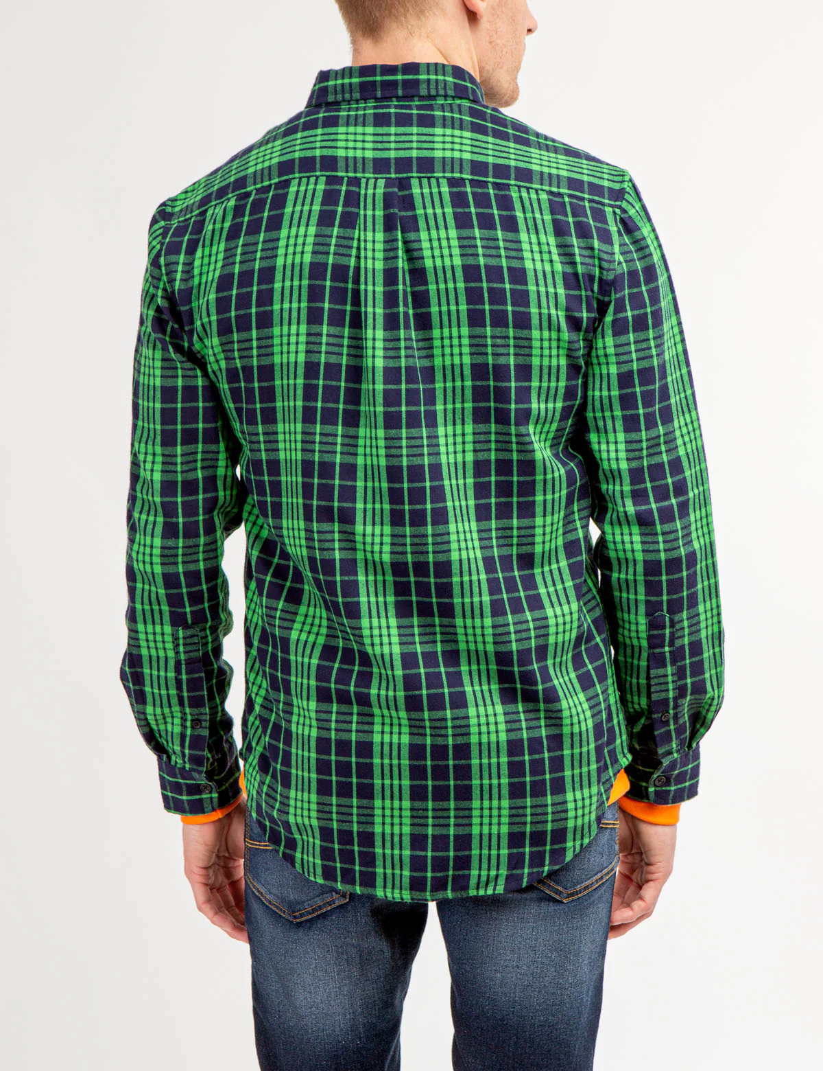 PEACHED TWILL YARN DYE PLAID SHIRT - Image 8