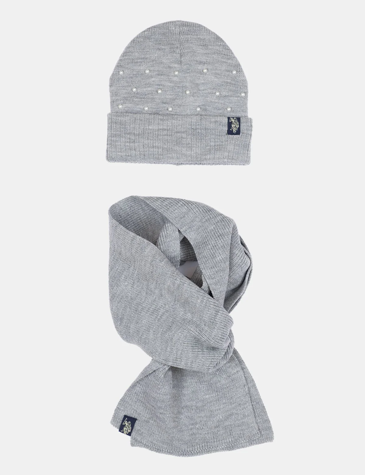 PEARL BEANIE SCARF SET - Image 10