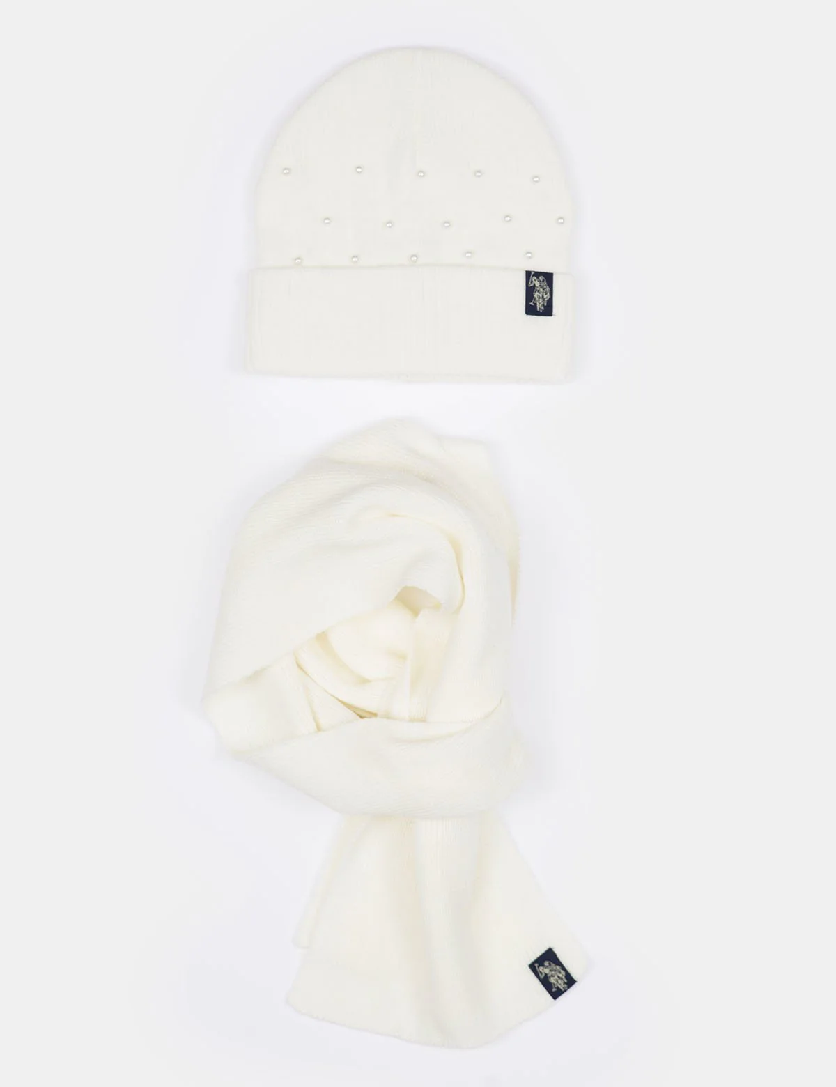 PEARL BEANIE SCARF SET - Image 3