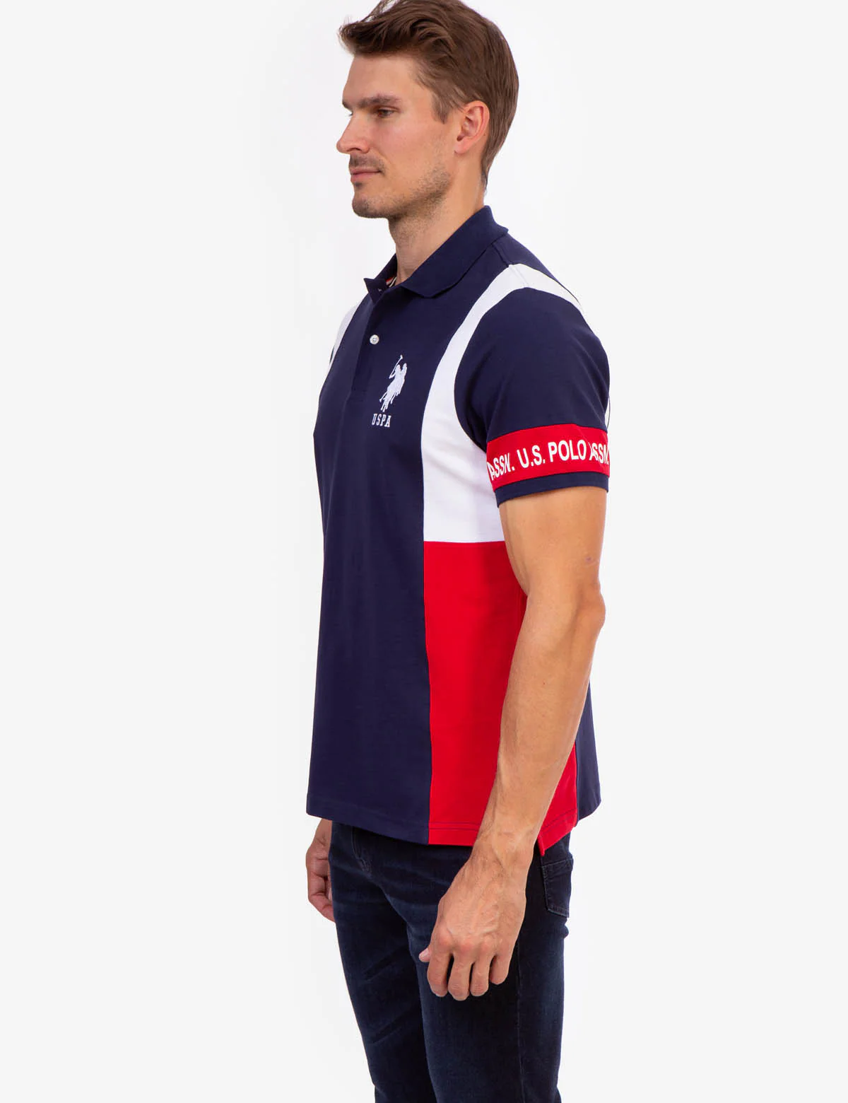 PIECED PIQUE POLO SHIRT - Image 8