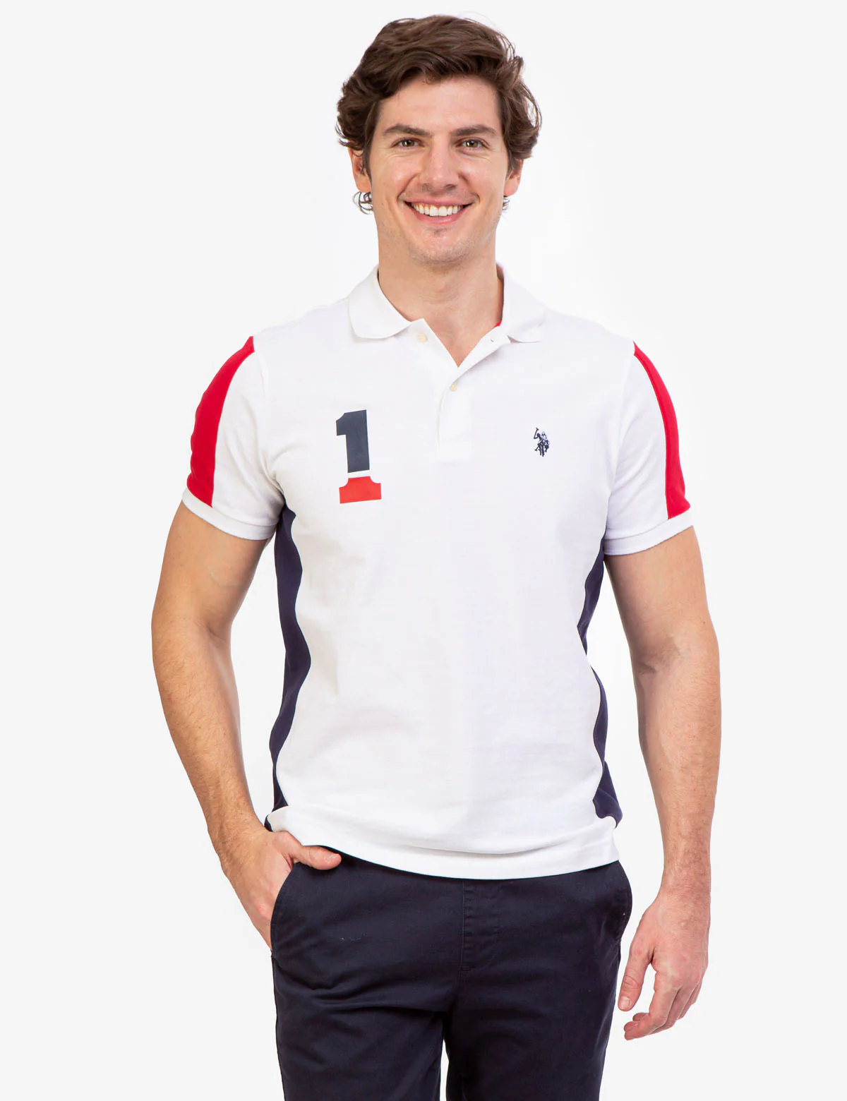 PIECED PIQUE POLO SHIRT - Image 8