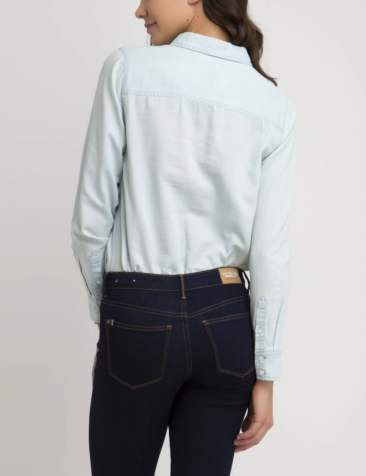 PINTUCK DENIM SHIRT - Image 3