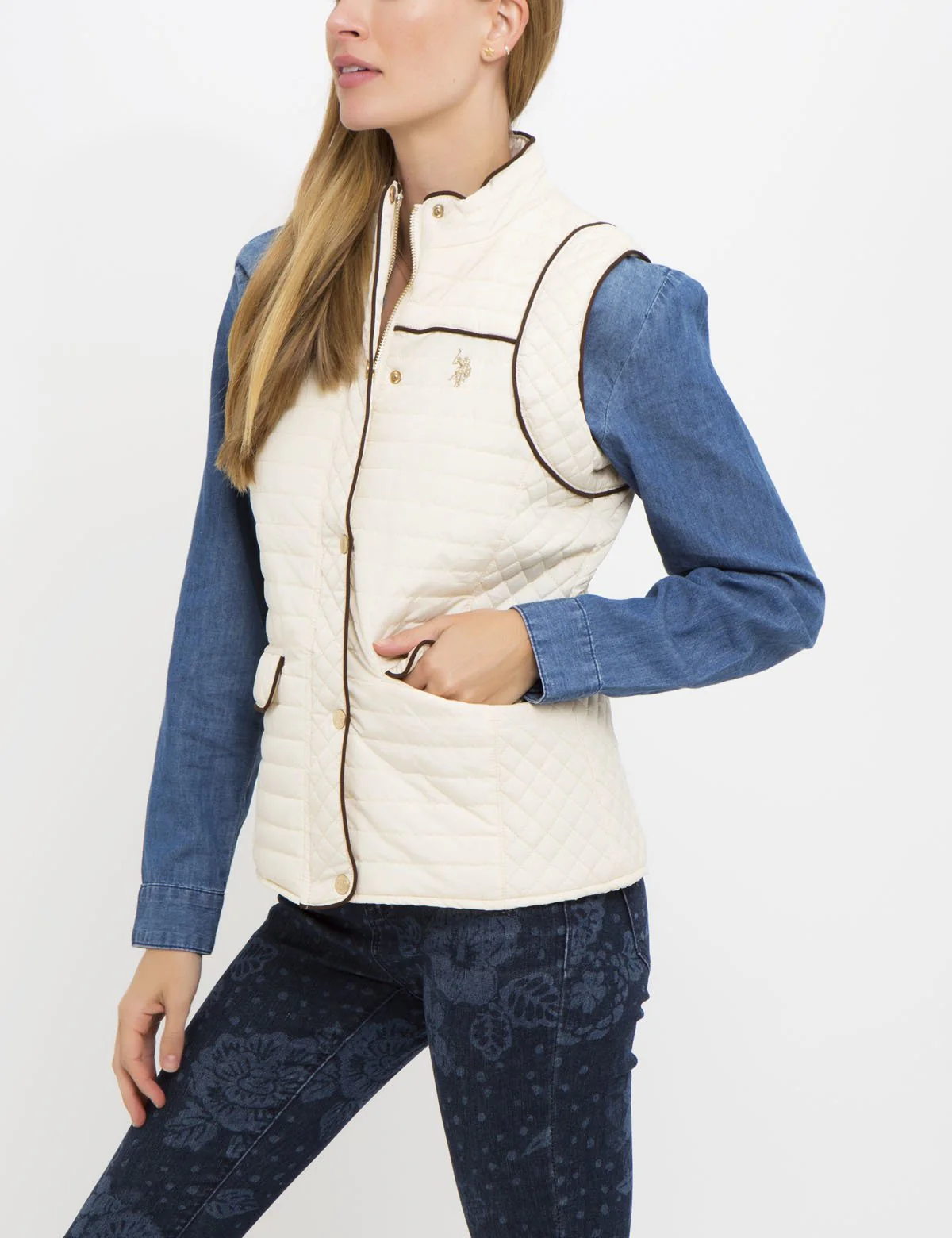 PIPED MULTI QUILT VEST - Image 8