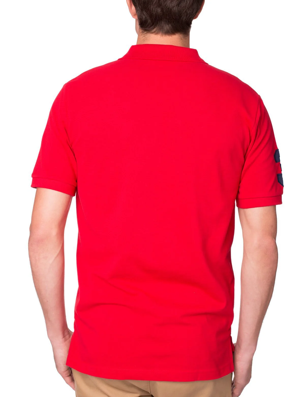 Pique Mesh Multi-Color Logo Polo Shirt - Image 10