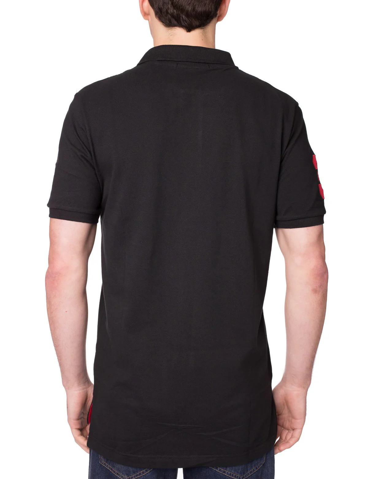 Pique Mesh Multi-Color Logo Polo Shirt - Image 14