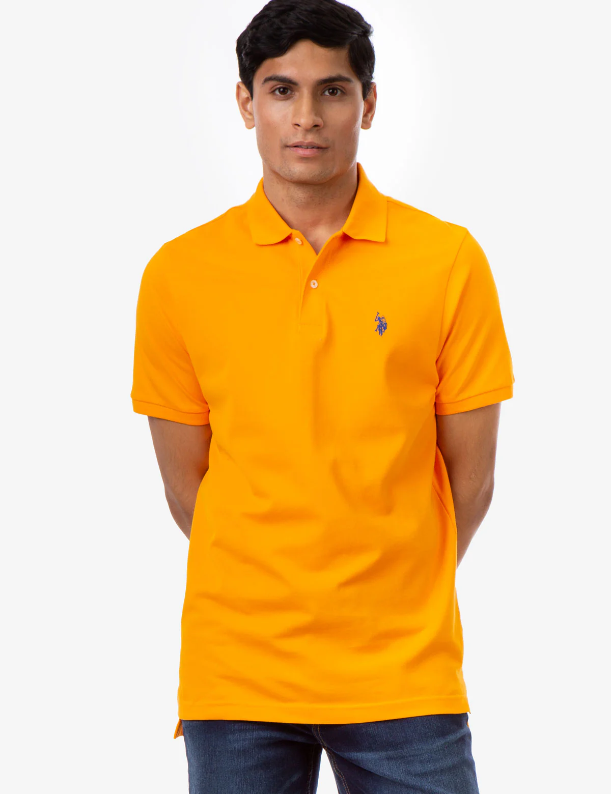PIQUE SMALL LOGO POLO SHIRT