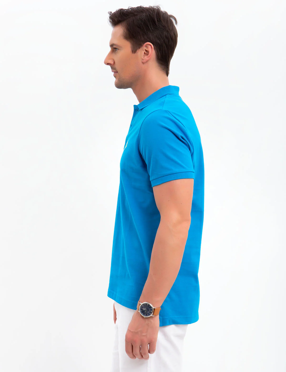 SOLID PIQUE SMALL LOGO POLO SHIRT - Image 3