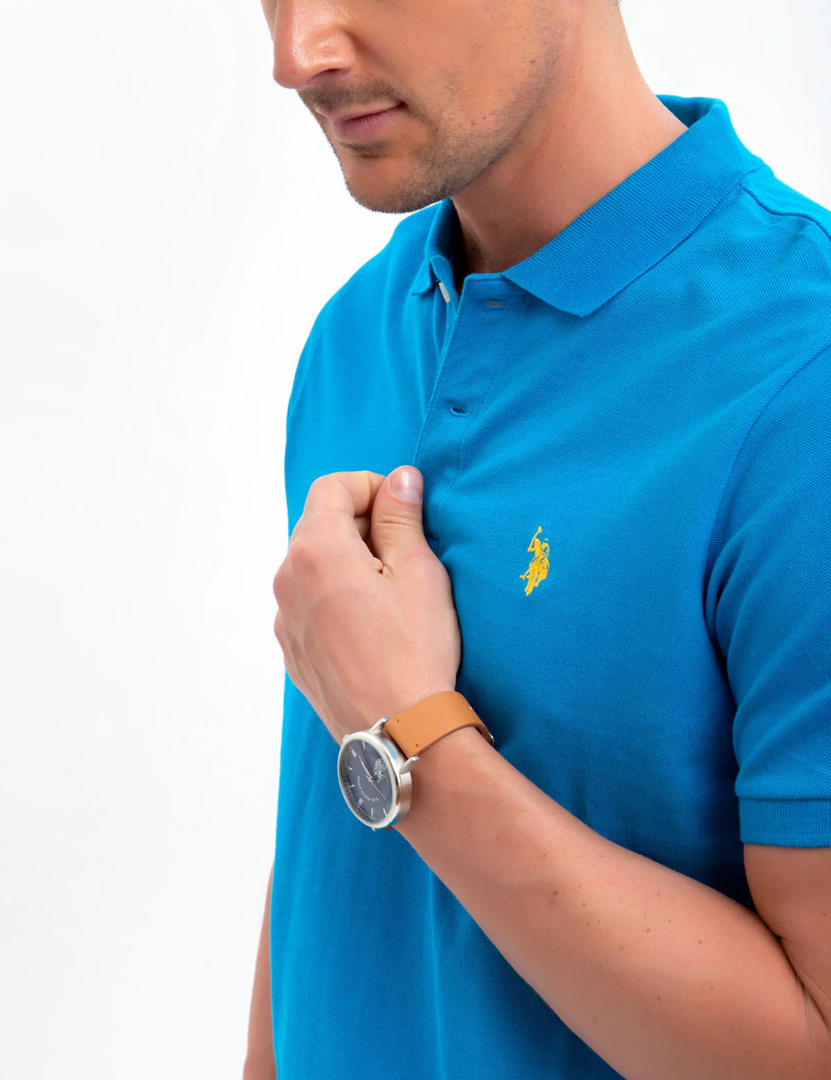 SOLID PIQUE SMALL LOGO POLO SHIRT - Image 5