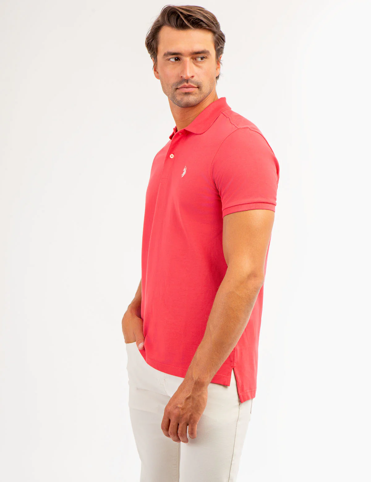 SOLID PIQUE SMALL LOGO POLO SHIRT - Image 11