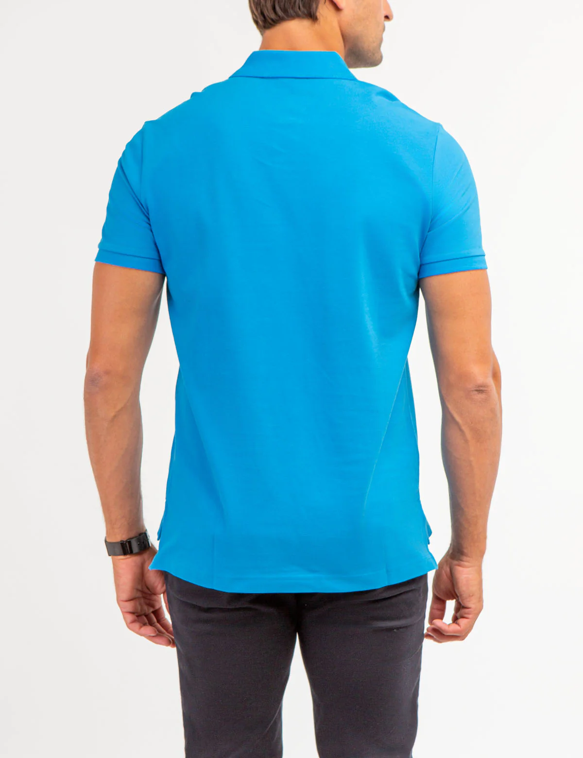 SOLID PIQUE SMALL LOGO POLO SHIRT - Image 3