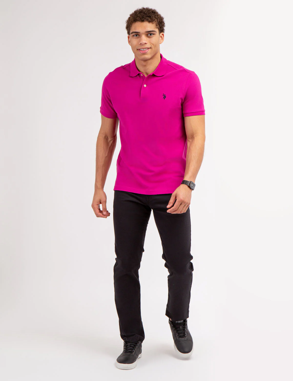 SOLID PIQUE SMALL LOGO POLO SHIRT - Image 41