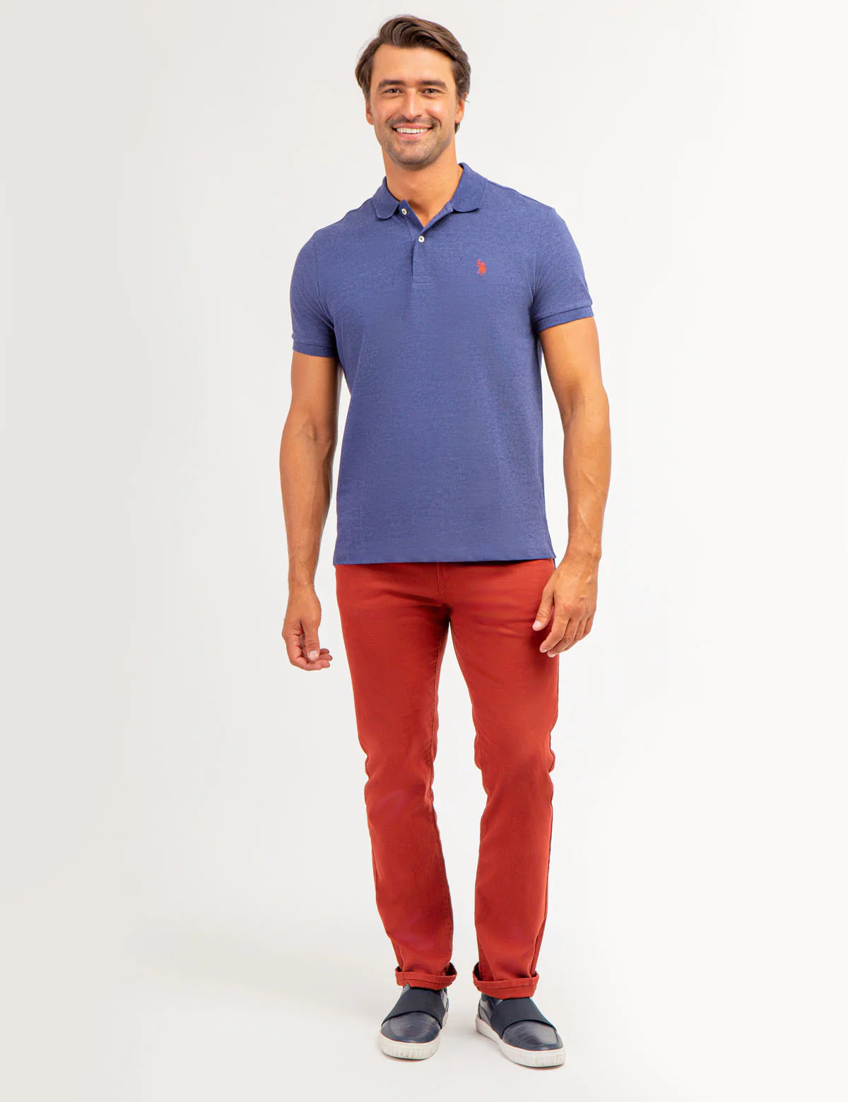 SOLID PIQUE SMALL LOGO POLO SHIRT - Image 5