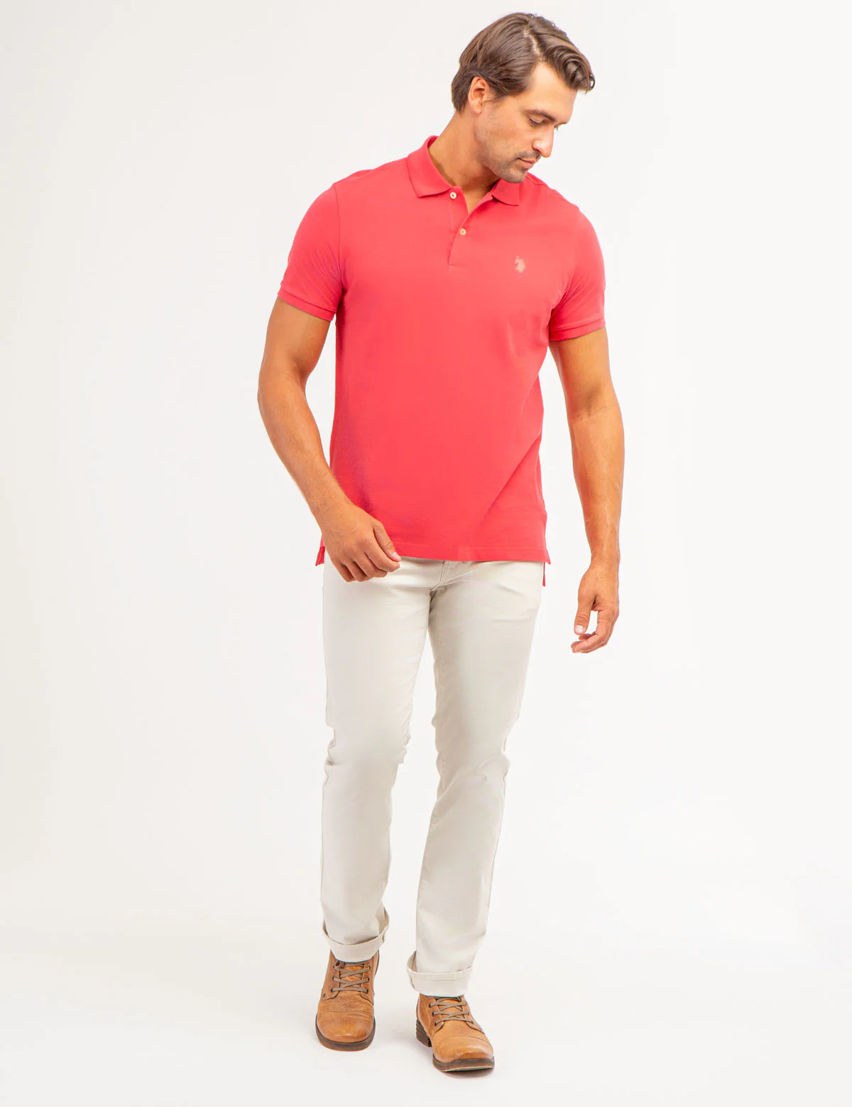 SOLID PIQUE SMALL LOGO POLO SHIRT - Image 9