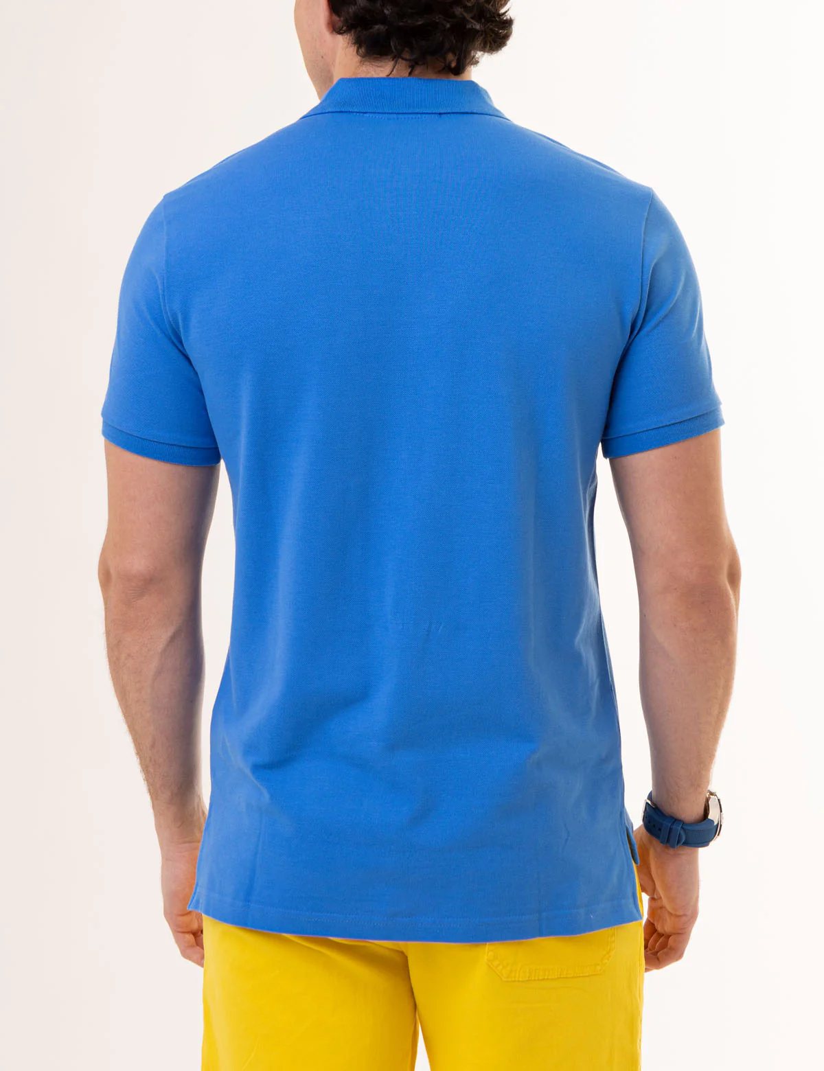 SOLID PIQUE SMALL LOGO POLO SHIRT - Image 3