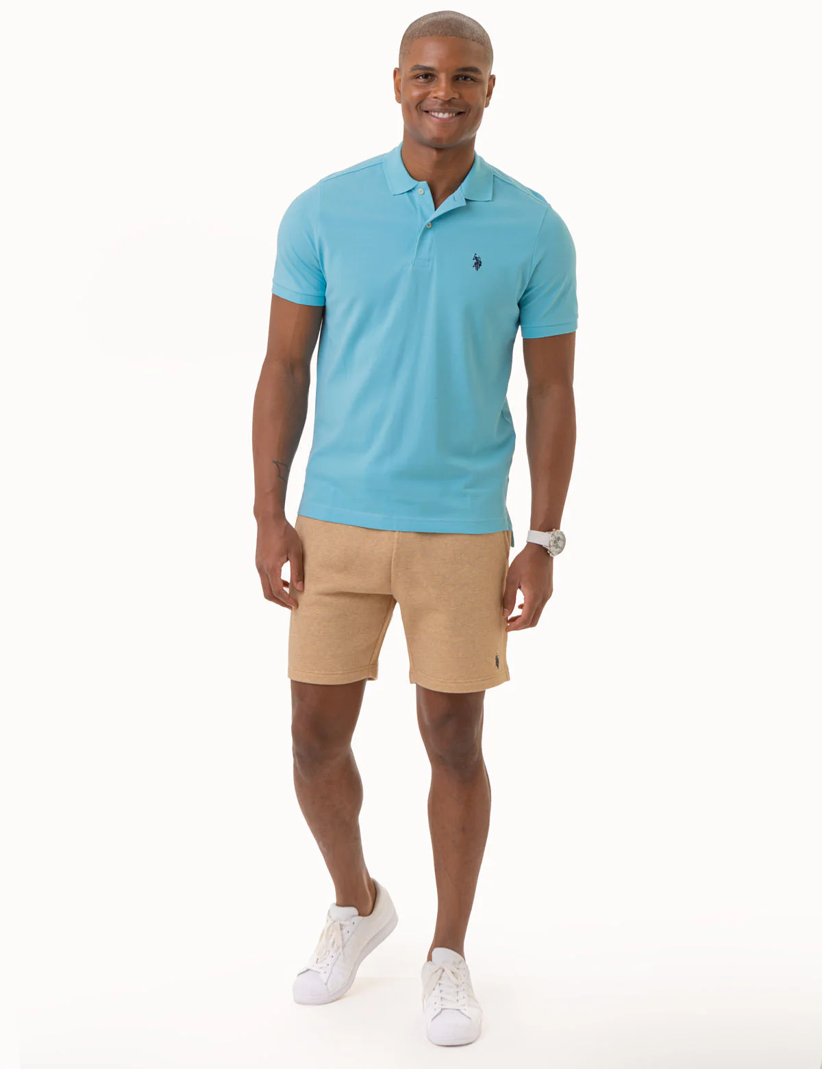 PIQUE SMALL LOGO POLO SHIRT - Image 4
