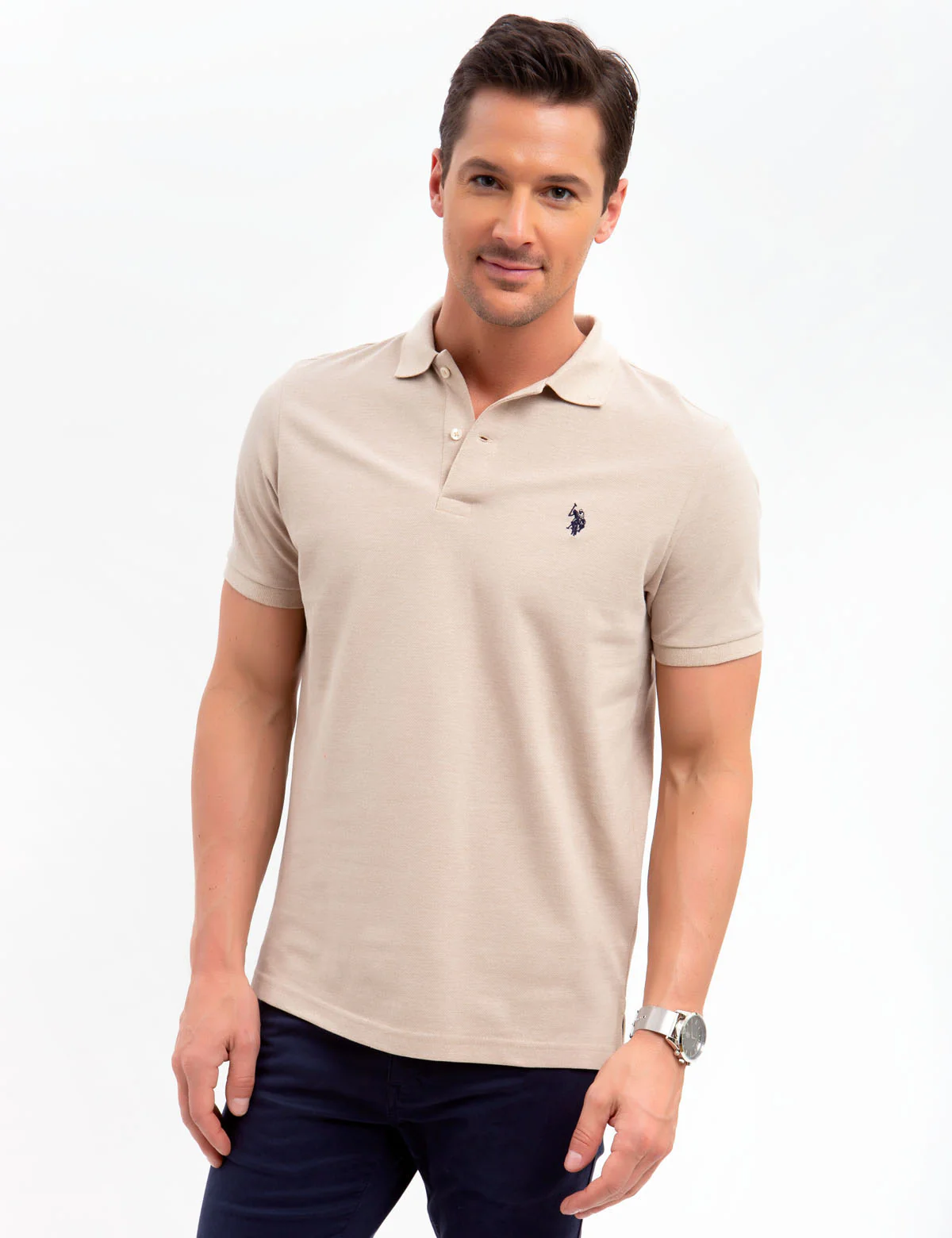 PIQUE SMALL LOGO POLO SHIRT - Image 15