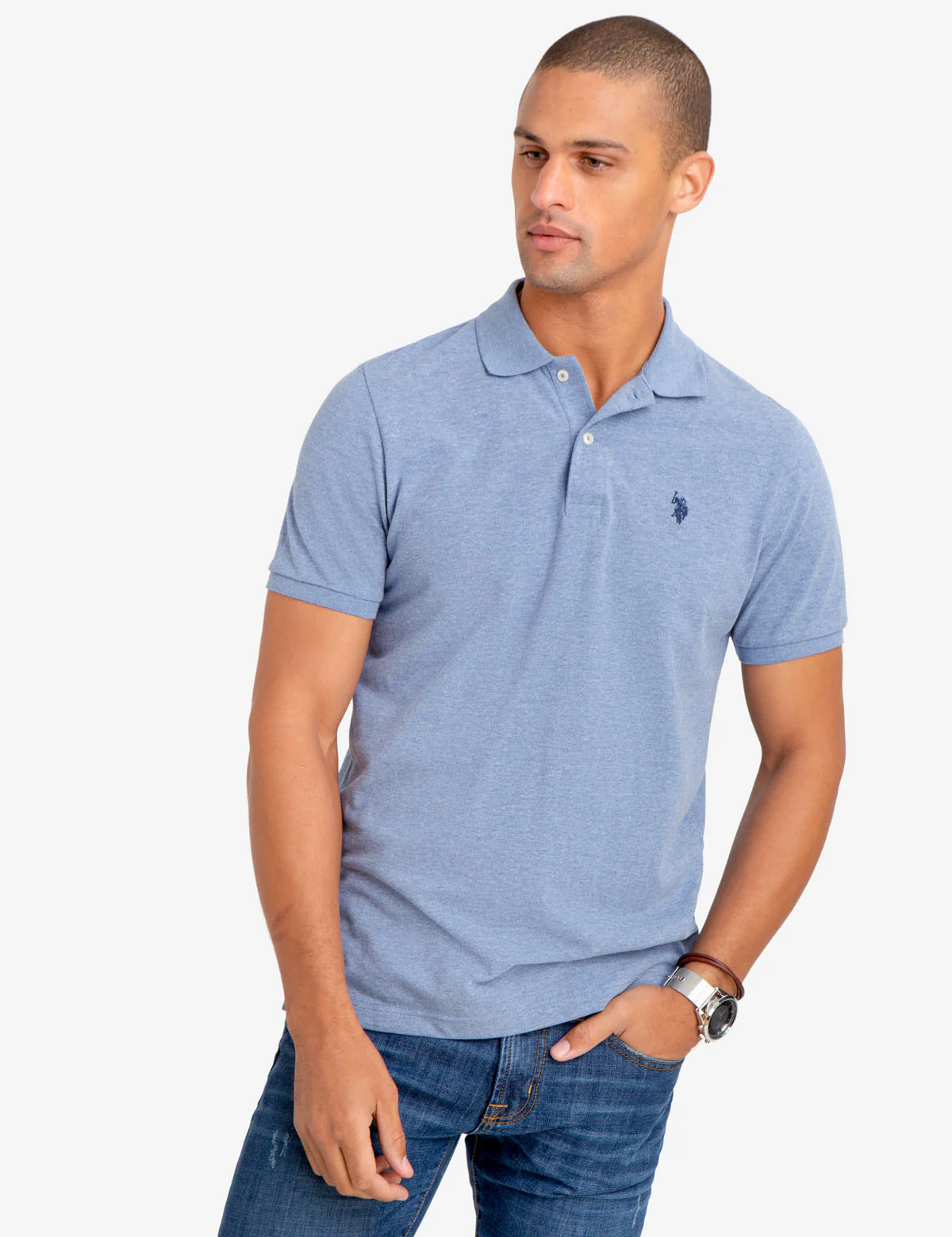 PIQUE SMALL LOGO POLO SHIRT - Image 11